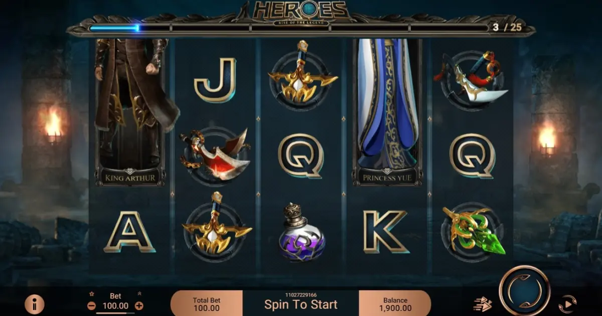 Heroes Slot — screenshot
