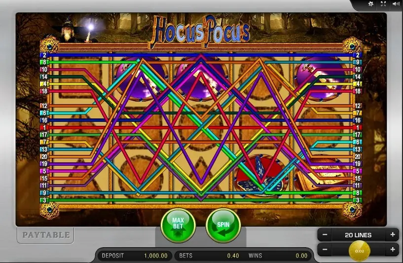 Hocus Pocus Slot — screenshot
