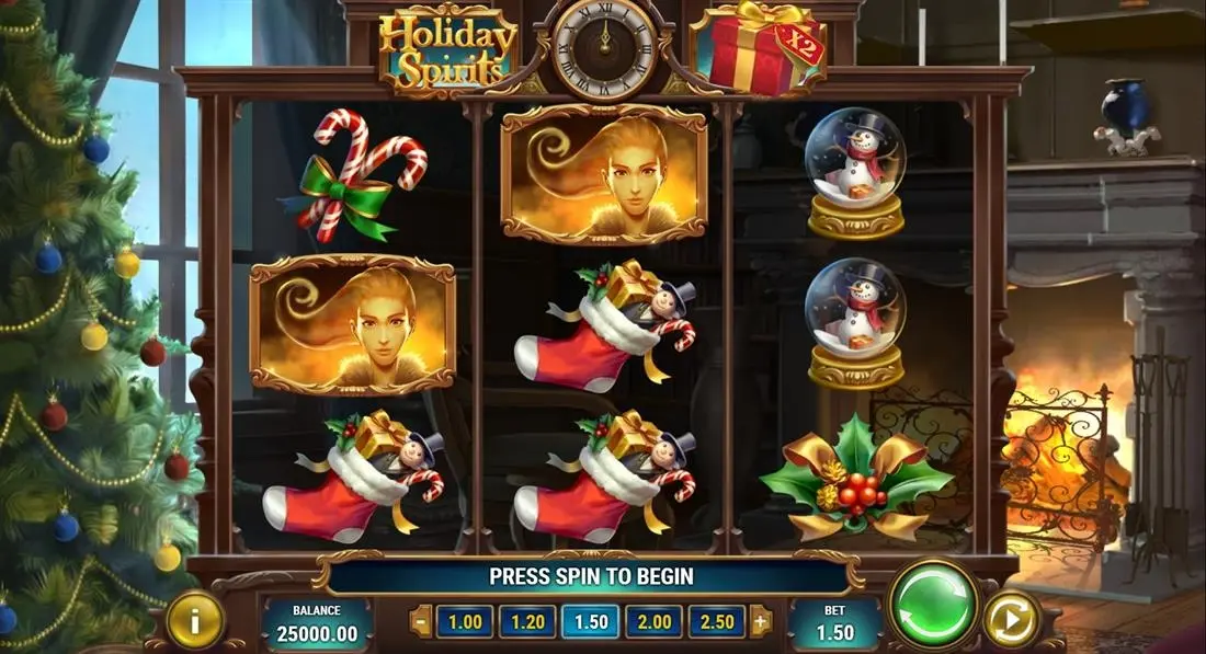 Holiday Spirits Slot — screenshot