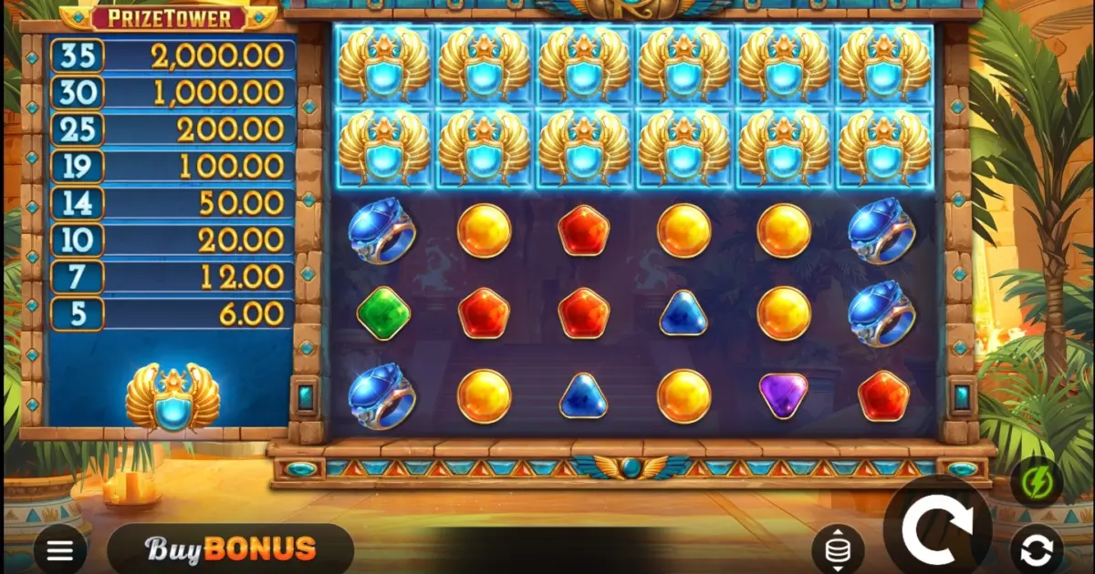 Horus Fire PrizeTower Slot — screenshot