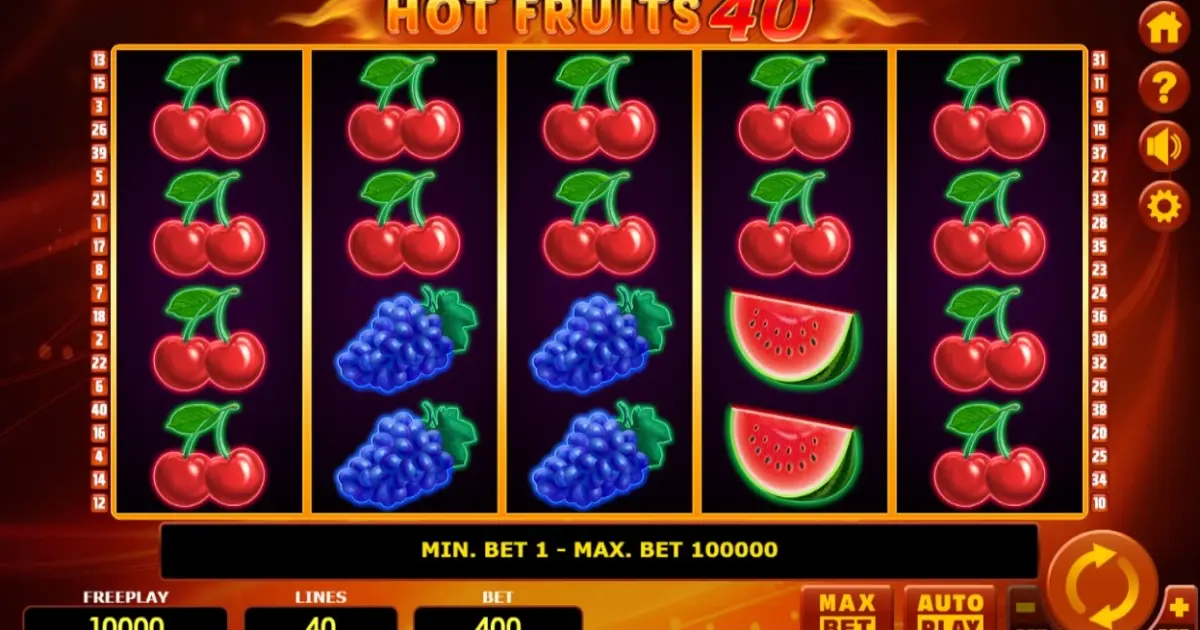 Hot Fruits 40 Slot — screenshot