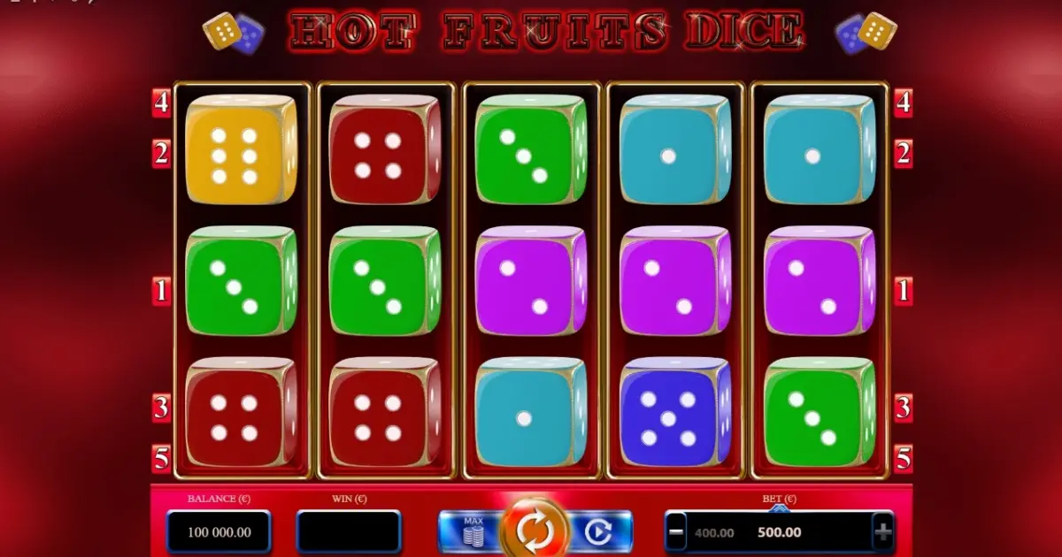 Hot Fruits Dice Slot — screenshot