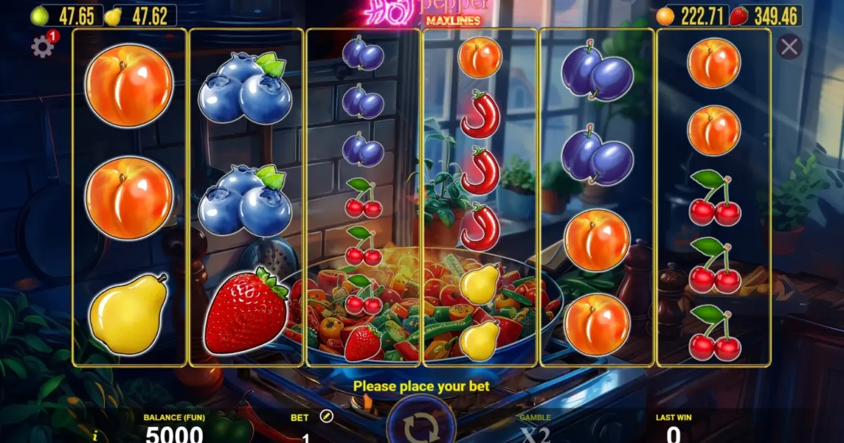 Hot Pepper Maxlines Slot — screenshot