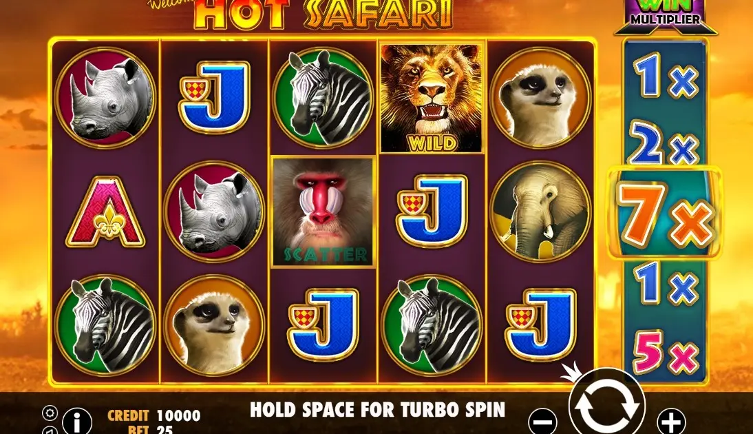 Hot Safari Slot — screenshot