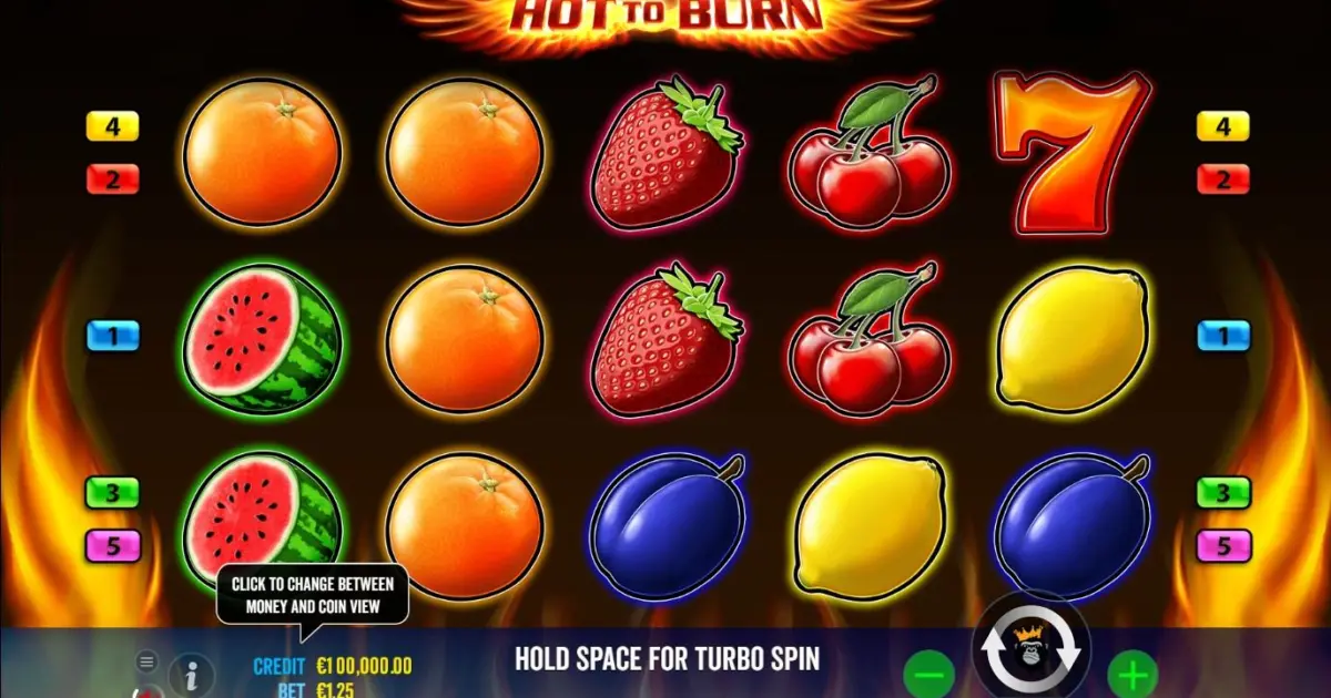 Hot to Burn Slot — screenshot