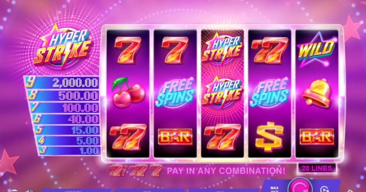 Hyper Strike Slot — screenshot