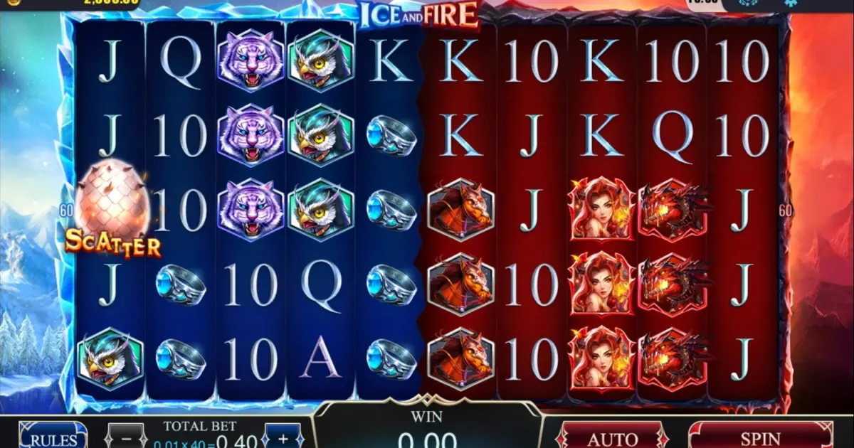 Ice and Fire Slot — screenshot
