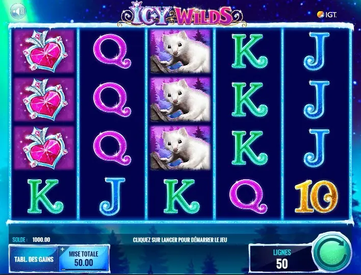 Icy Wilds Slot — screenshot