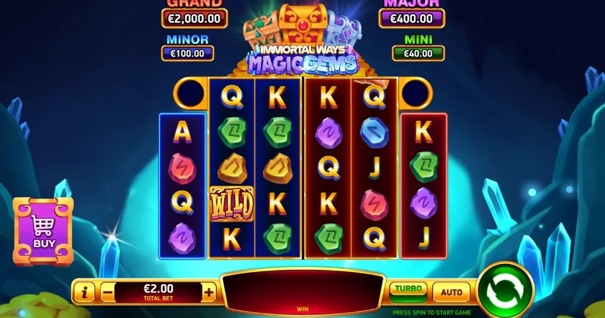 Immortal Ways Magic Gems Slot — screenshot