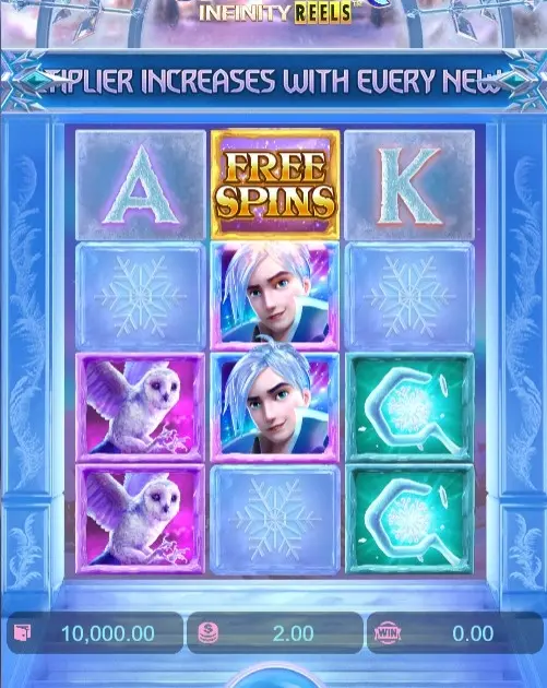 Jack Frost’s Winter Slot — screenshot