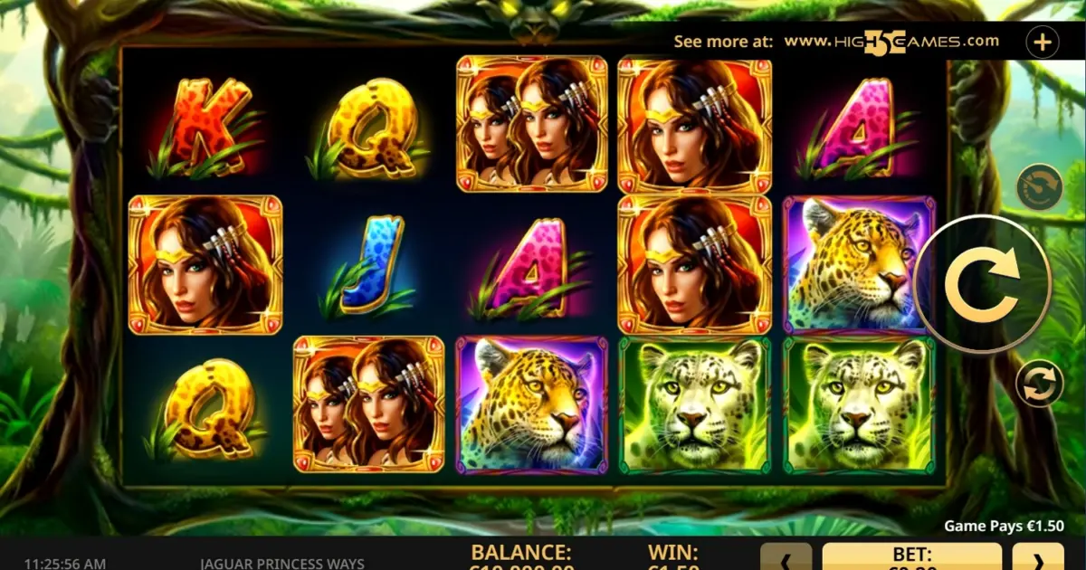 Jaguar Princess Ways Slot — screenshot