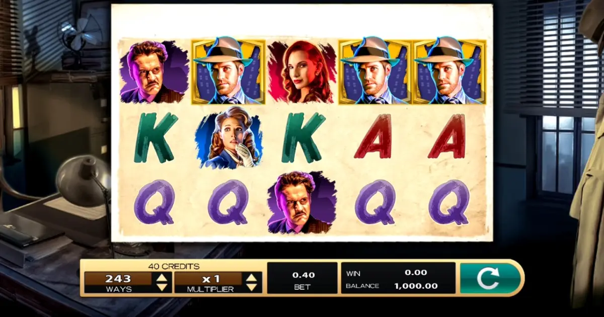 Jenson Matlock and the Gold Peacock Slot — screenshot