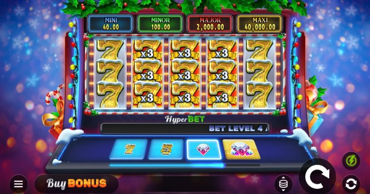Jingle 7s Hold and Win Slot — screenshot