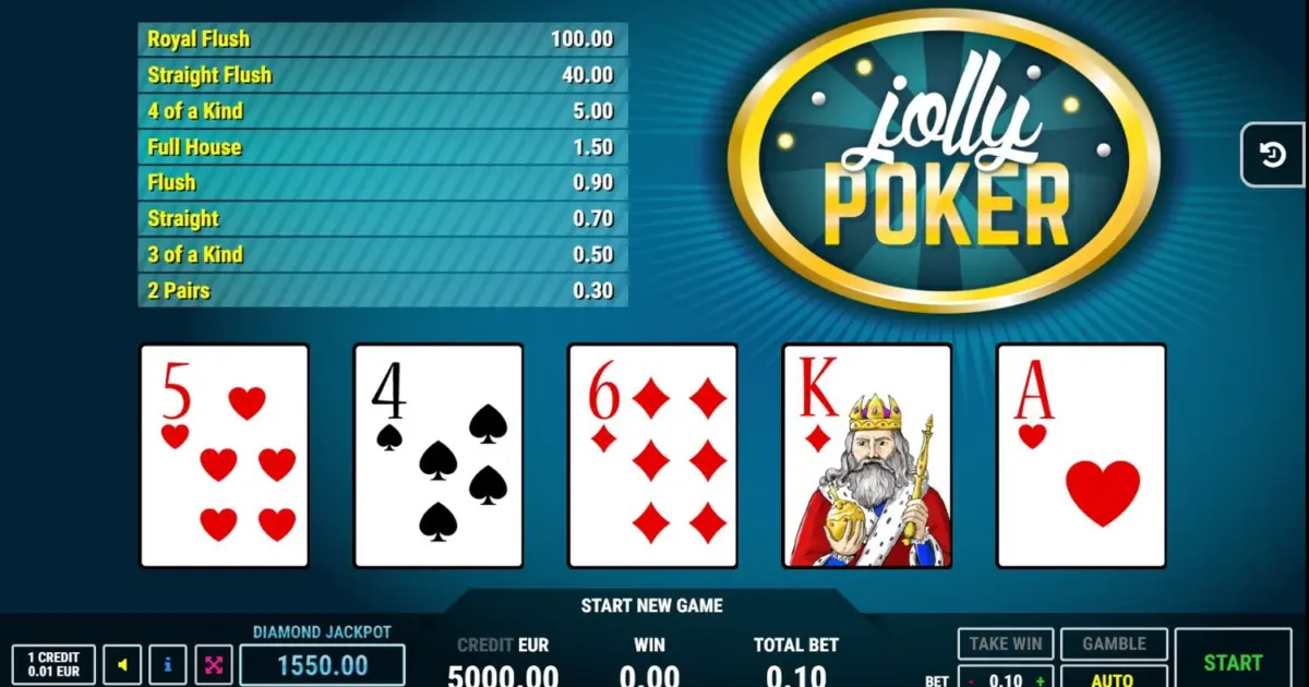 Jolly Poker — screenshot