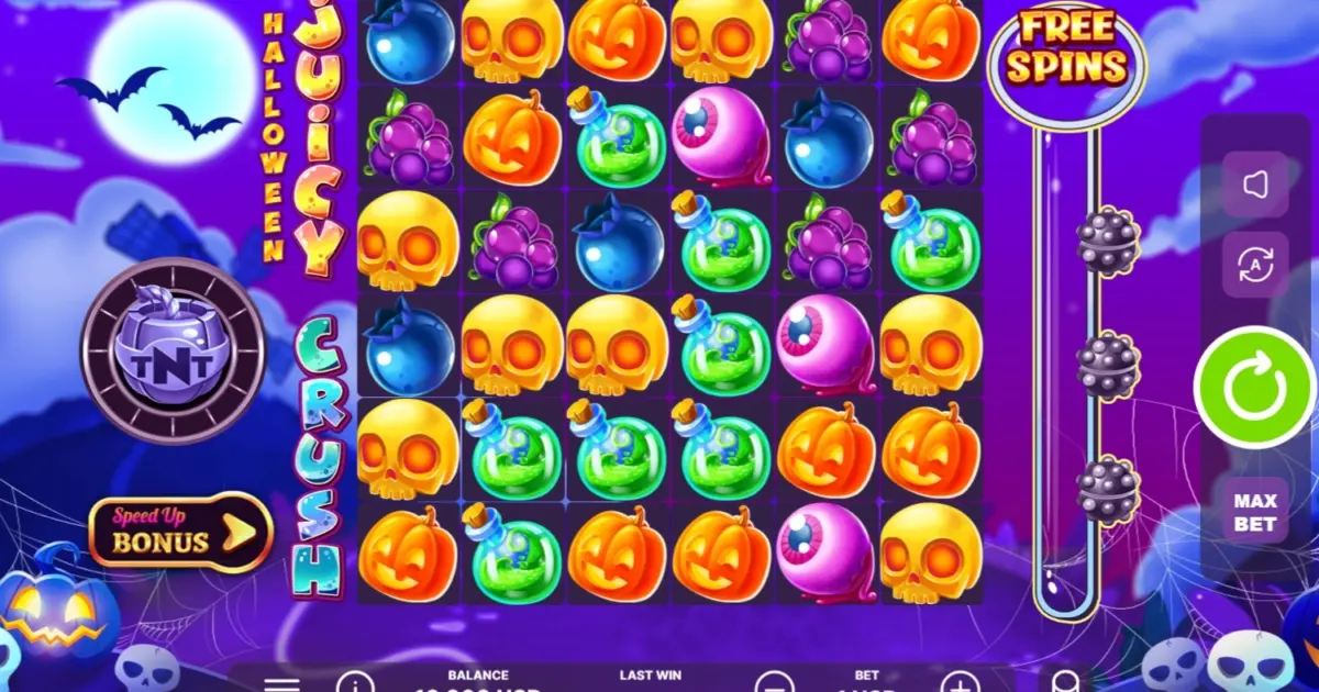 Juicy Crush Halloween Slot — screenshot