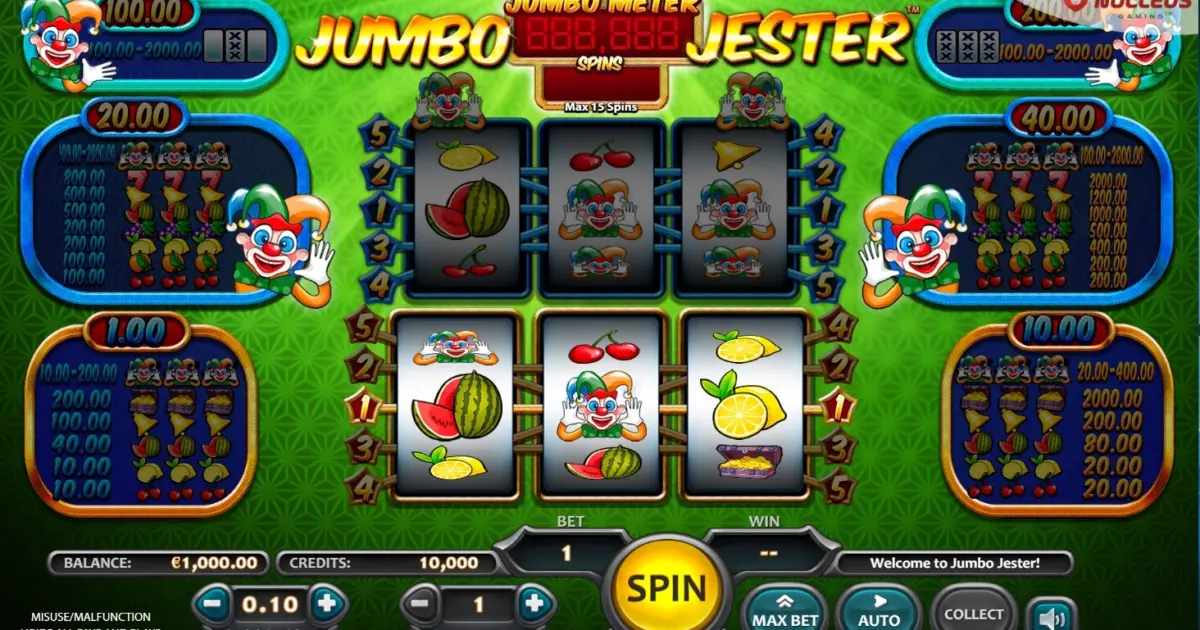 Jumbo Jester Slot — screenshot