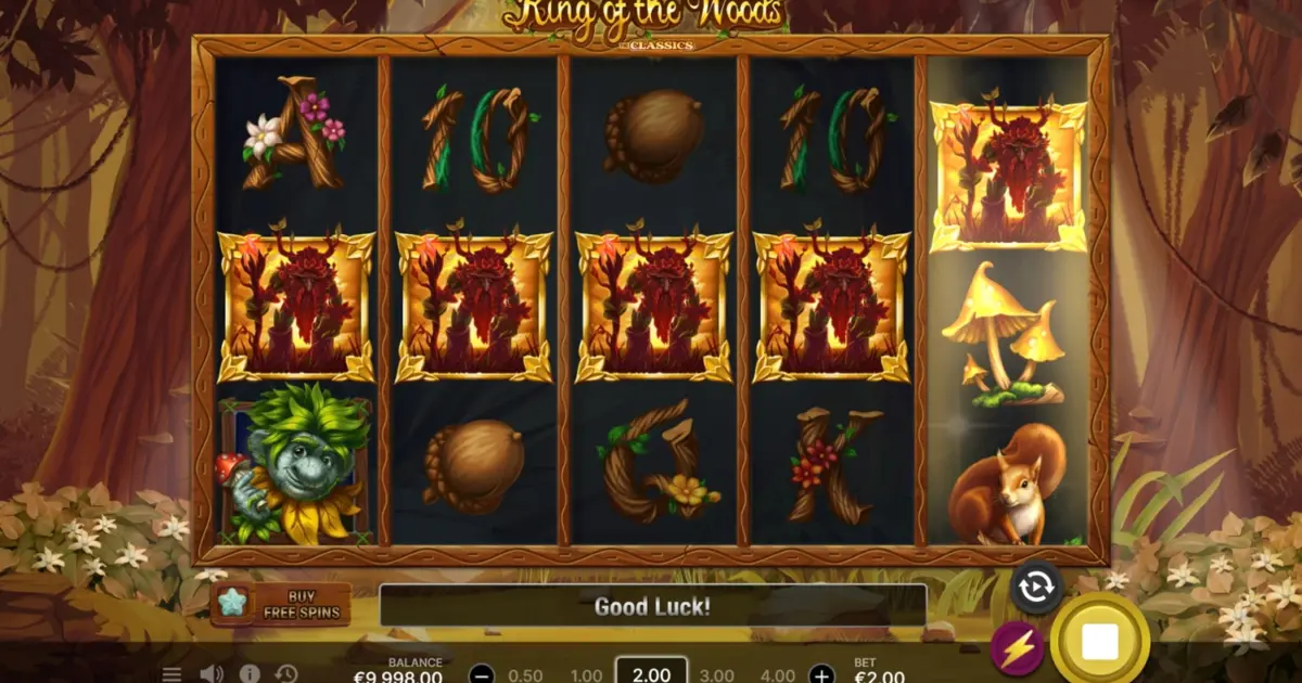 King of the Woods Slot — screenshot