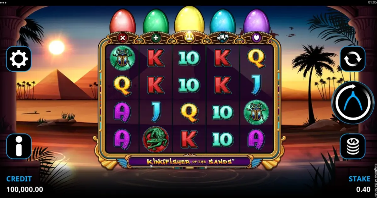 Kingfisher of the Sands Slot — screenshot