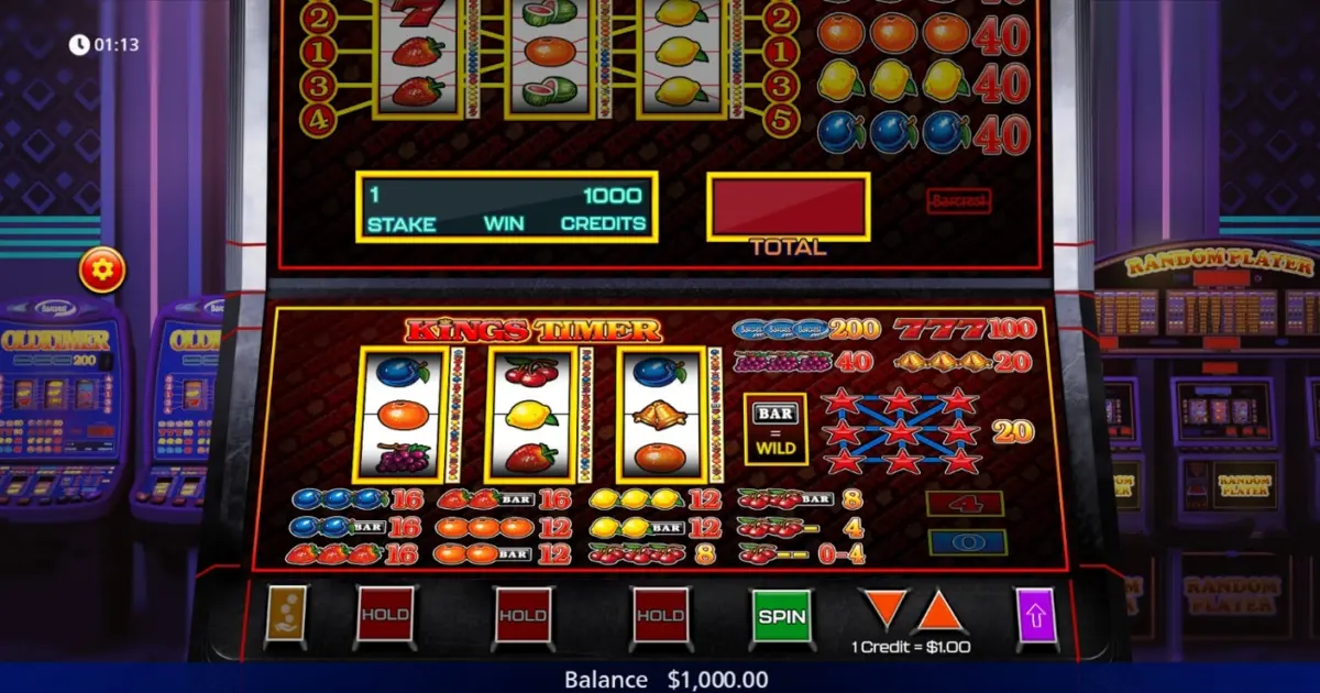 KingsTimer Slot — screenshot
