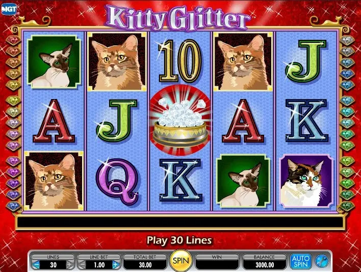 Kitty Glitter Slot — screenshot