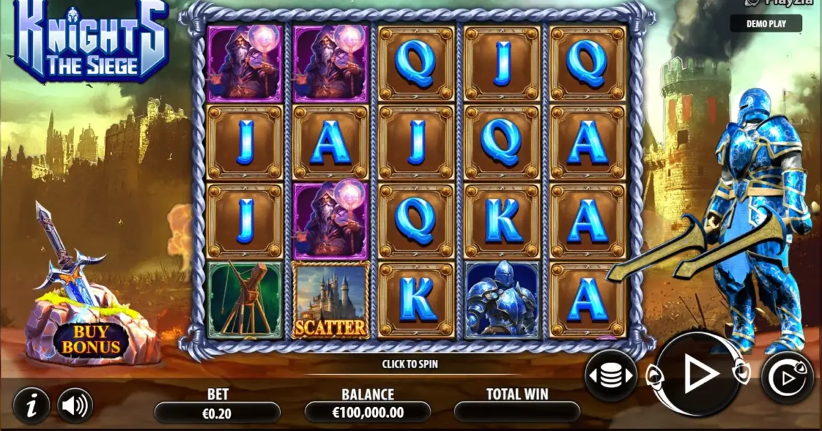 Knights: The Siege Slot — screenshot