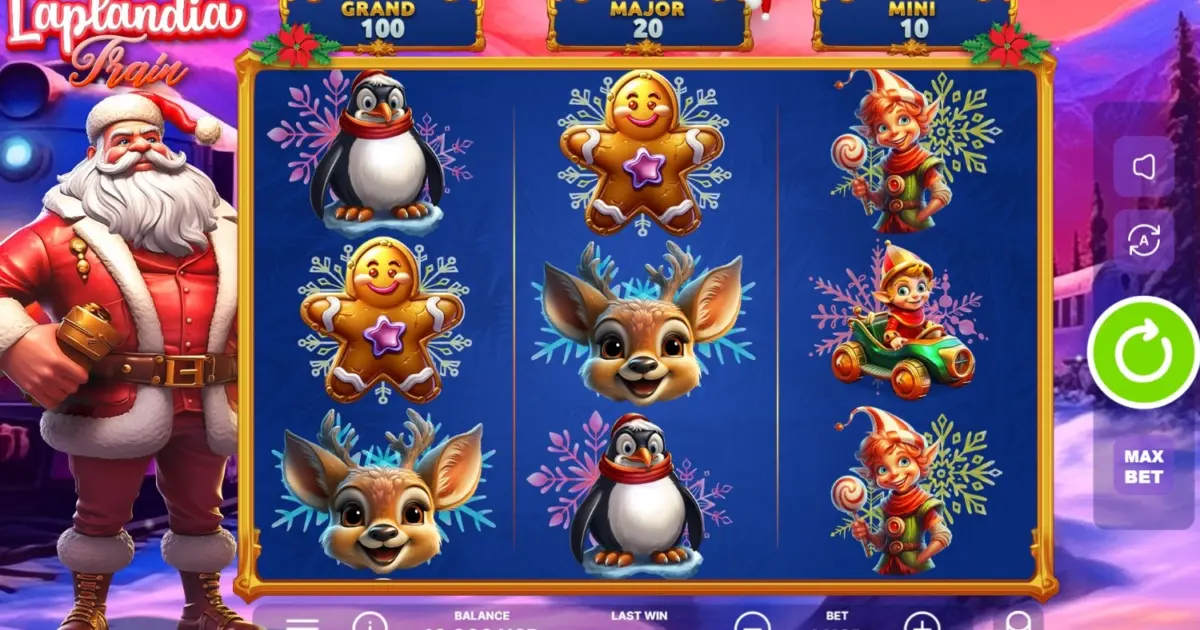 Laplandia Train Slot — screenshot
