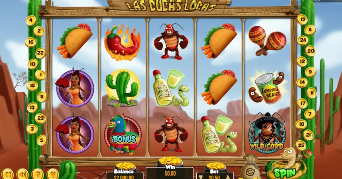 Las Cucas Locas Slot — screenshot