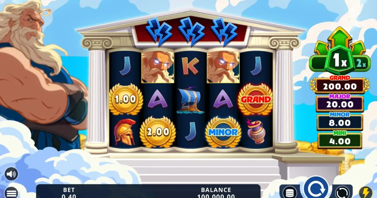 Law of Zeus Slot — screenshot