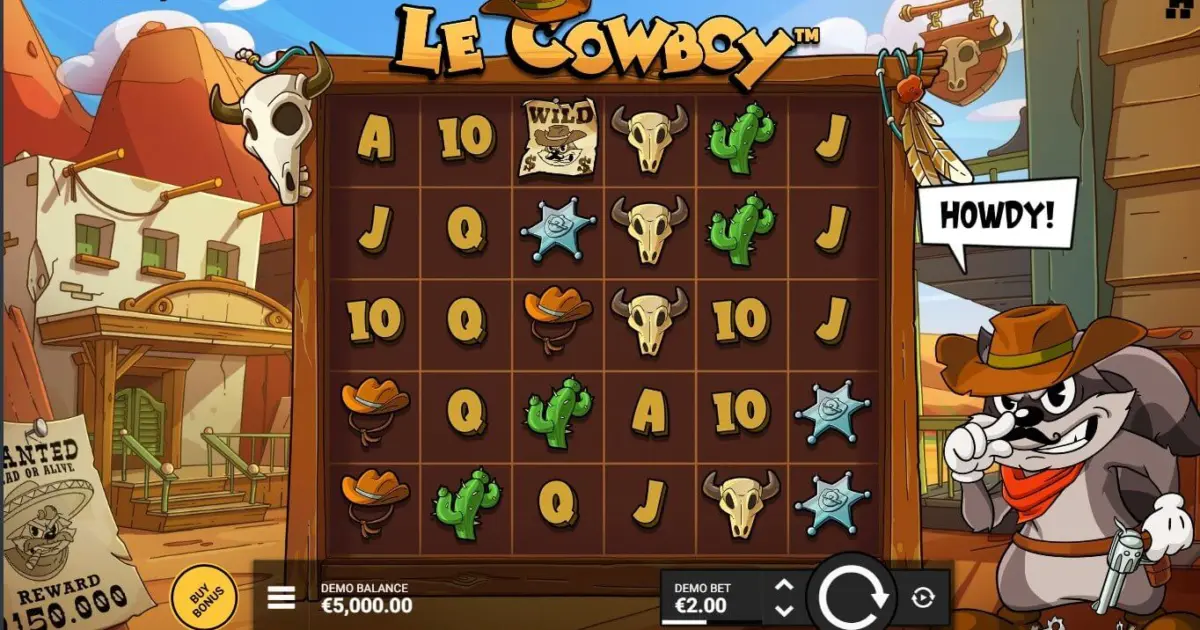 Le Cowboy Slot — screenshot
