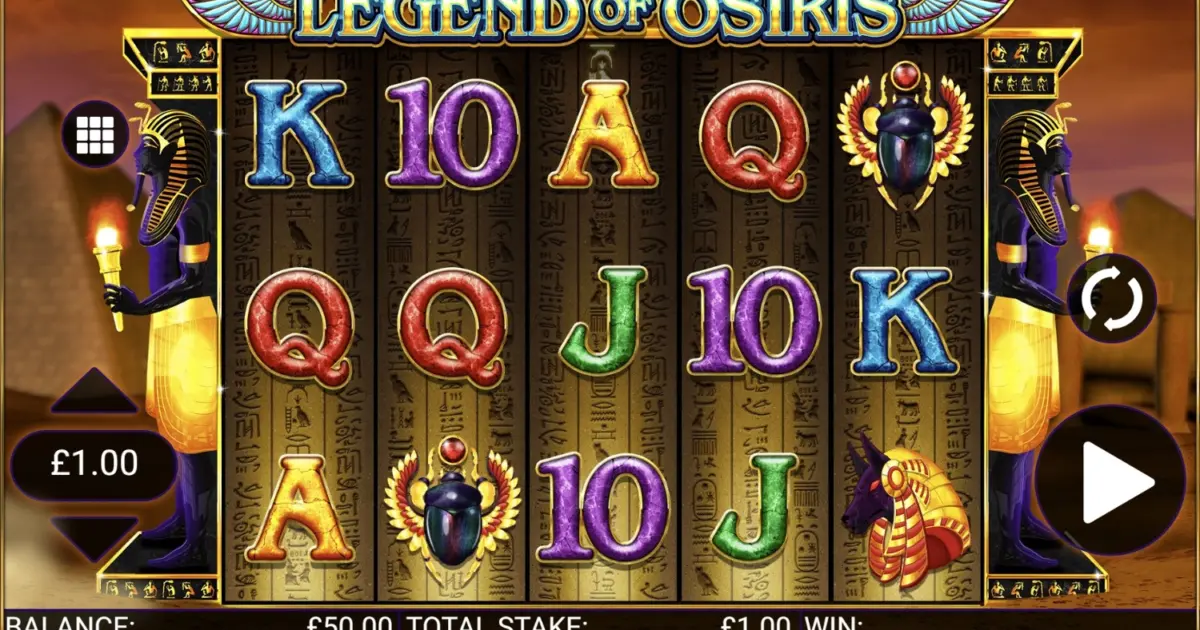 Legend of Osiris Slot — screenshot