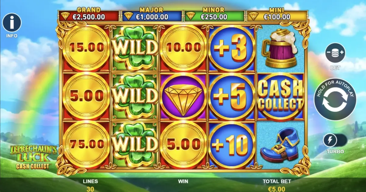 Leprechaun’s Luck Cash Collect Slot — screenshot