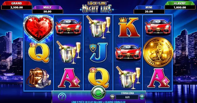 Lock it Link Night Life Slot — screenshot