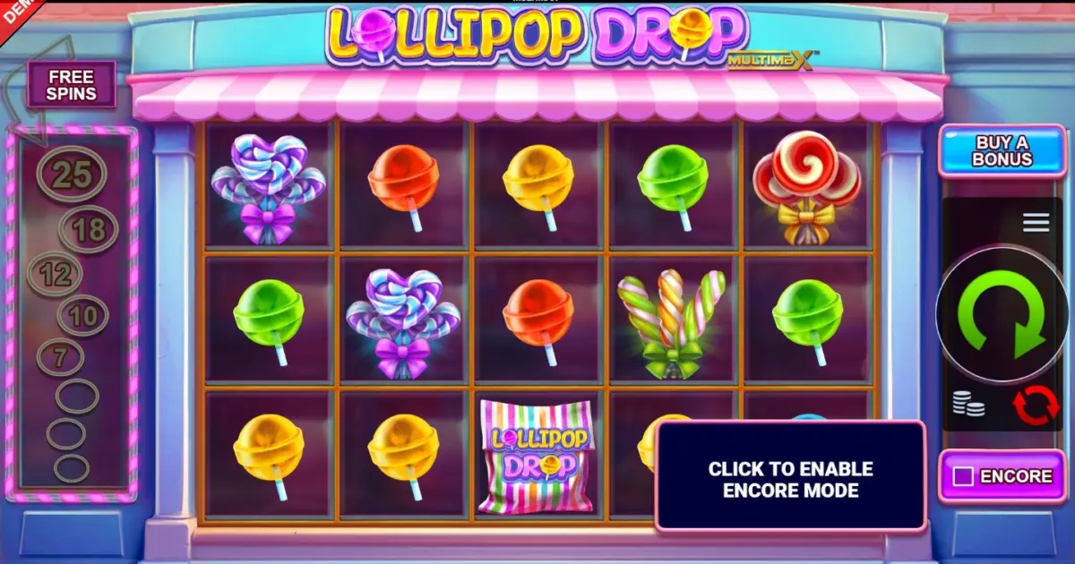 Lollipop Drop MultiMax Slot — screenshot