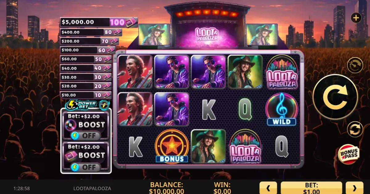 Lootapalooza Slot — screenshot