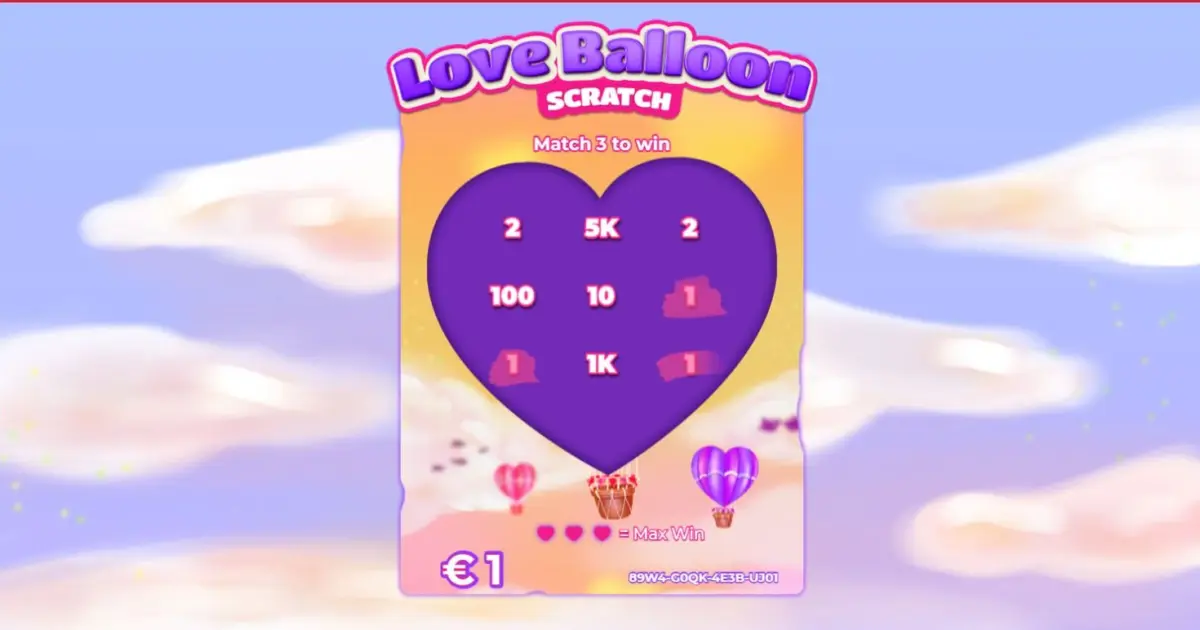 Love Balloon Scratch — screenshot
