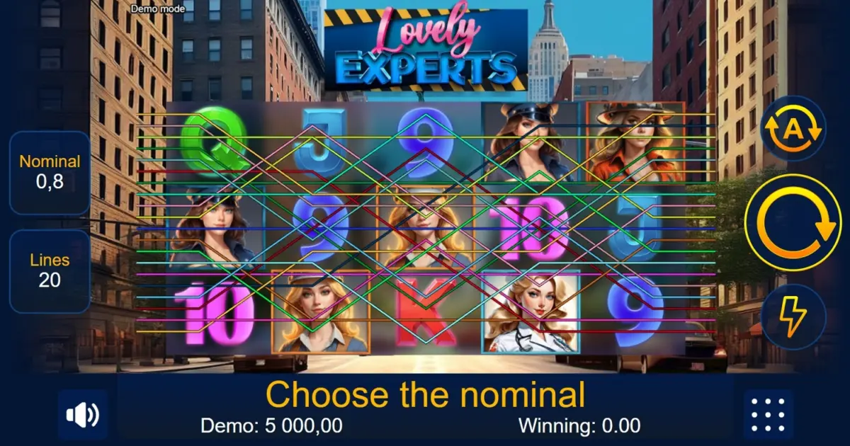 Lovely Experts Slot — screenshot