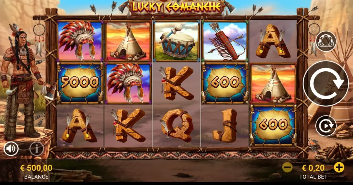 Lucky Comanche Slot — screenshot