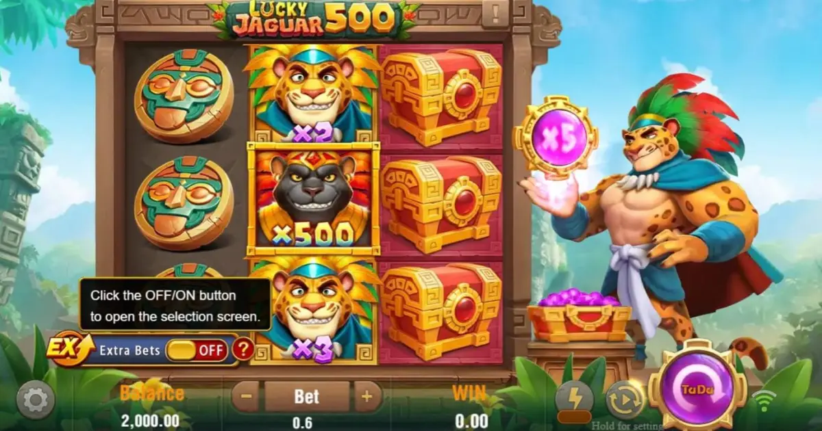 Lucky Jaguar 500 Slot — screenshot