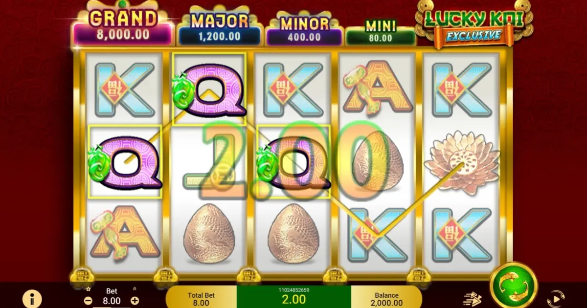 Lucky Koi Exclusive Slot — screenshot