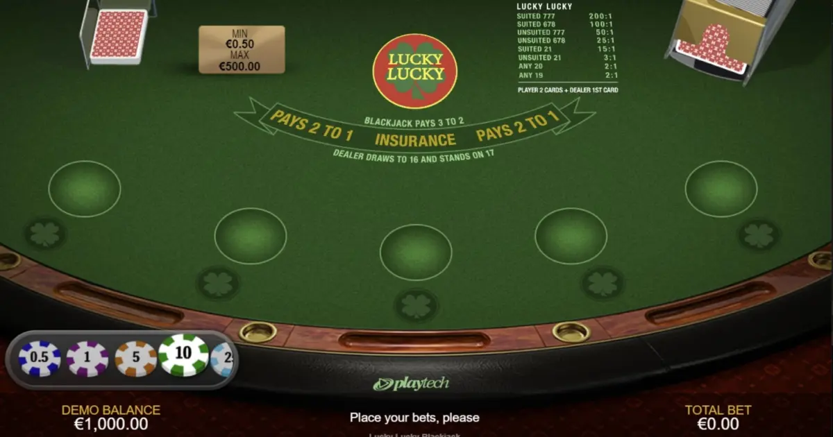 Lucky Lucky Blackjack — screenshot