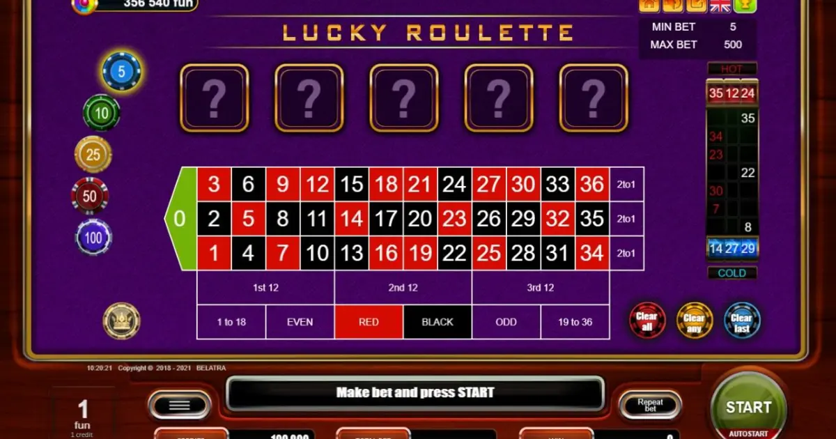 Lucky Roulette — screenshot