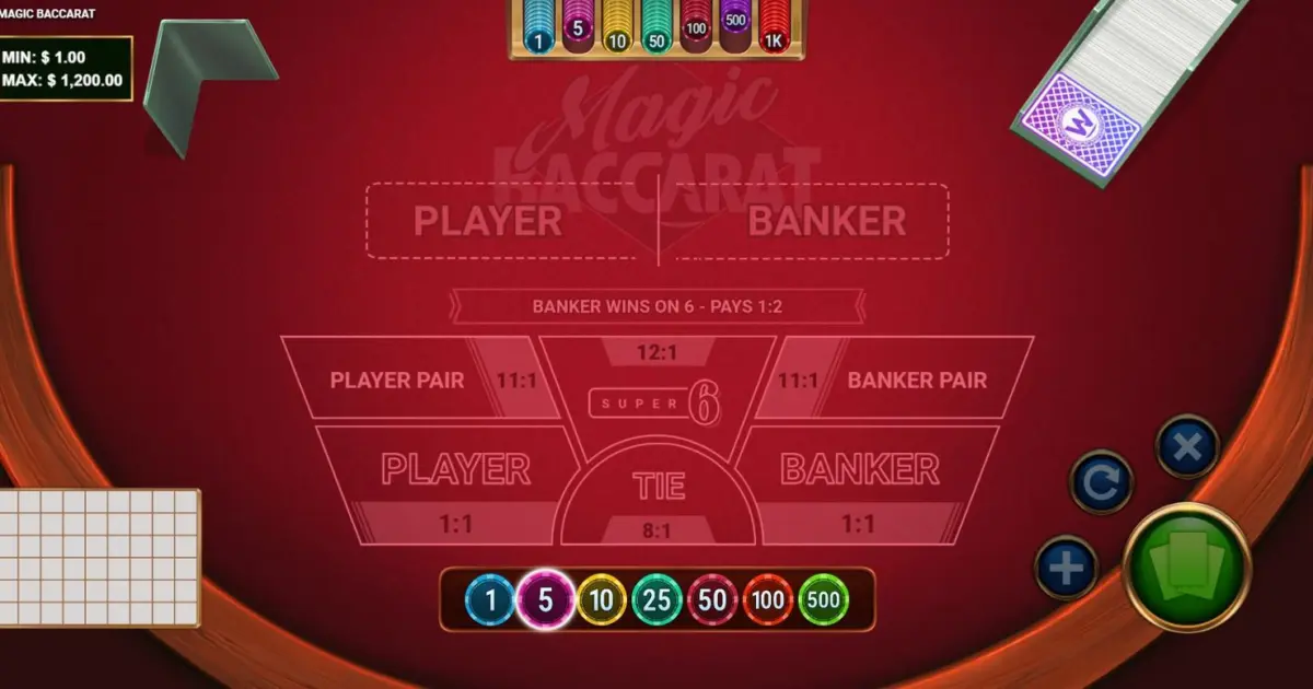 Magic Baccarat — screenshot