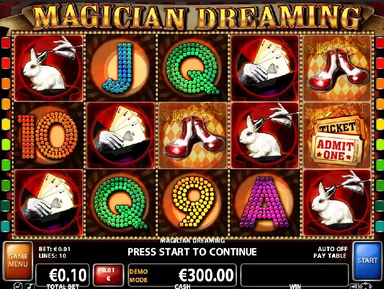 Magician Dreaming Slot — screenshot