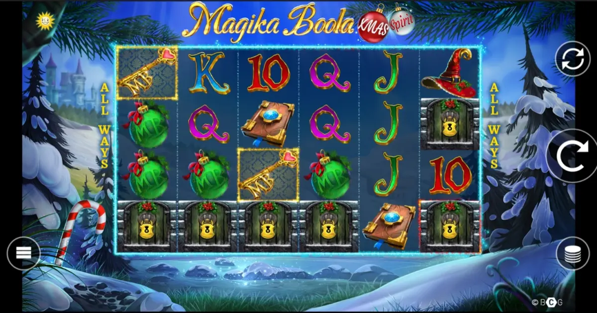 Magika Boola Xmas Spirit Slot — screenshot