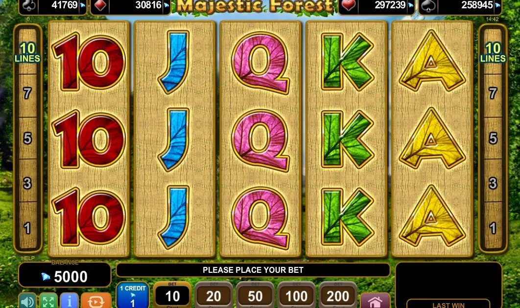 Majestic Forest Slot — screenshot