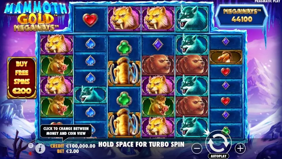 Mammoth Gold Megaways — screenshot