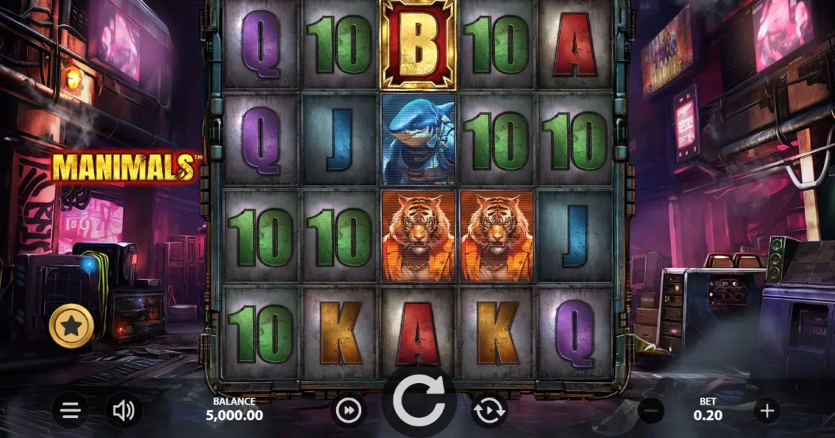 Manimals Slot — screenshot