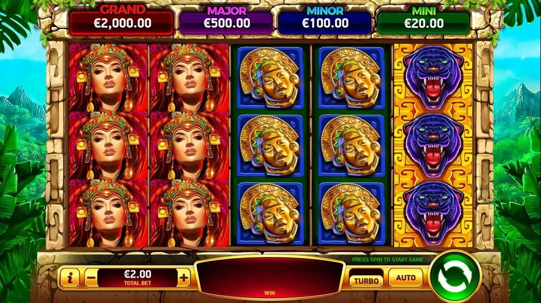 Mayan Cache Slot — screenshot