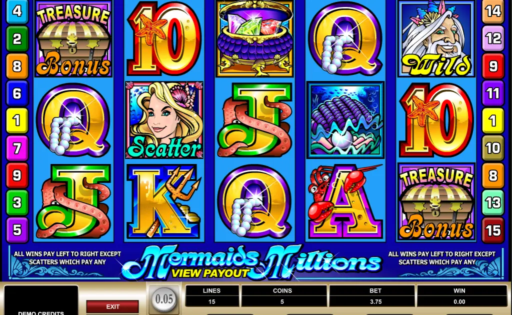 Mermaids Millions Slot — screenshot
