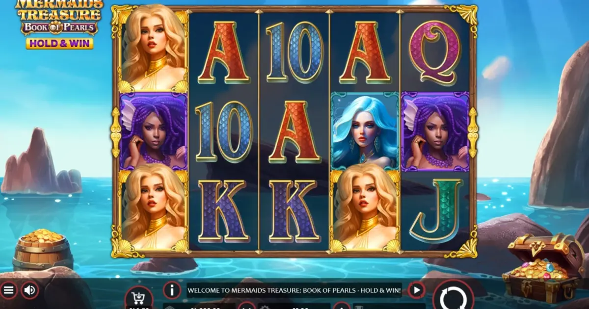 Mermaid’s Treasure: Book of Pearls – Hold & Win Slot — screenshot